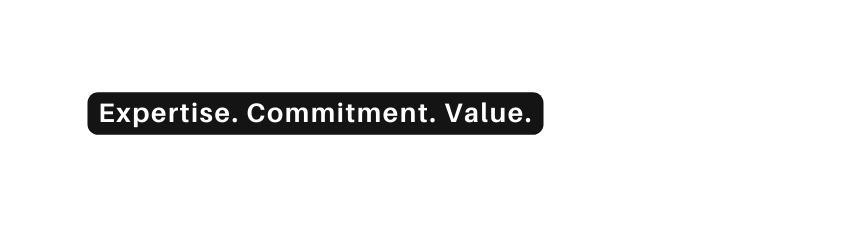 Expertise Commitment Value